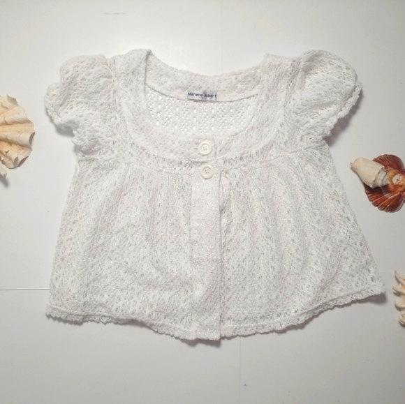 NWOT Marine Jobert lace crop top from Japan - Picture 1 of 4